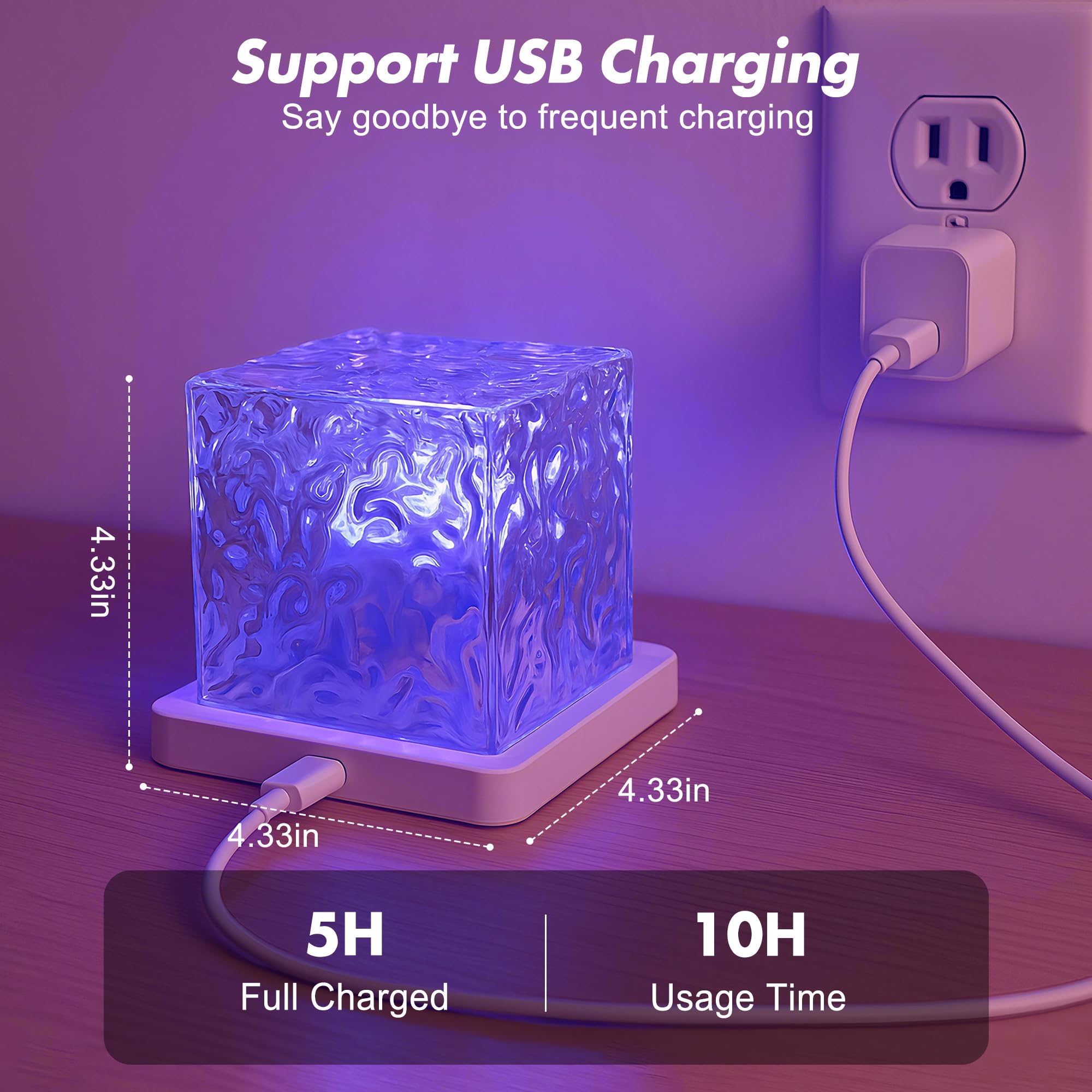 Goodinary® Ocean Wave LED Cube Lamp