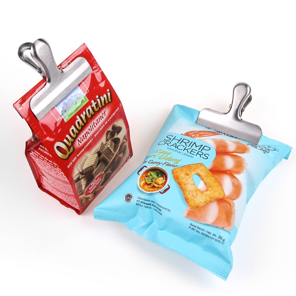 Goodinary® Stainless Steel Bag Clips (3 Pcs)