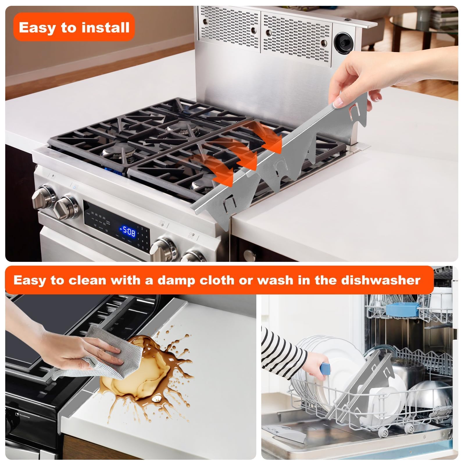 Goodinary® Stove Gap Covers (2 Pairs)