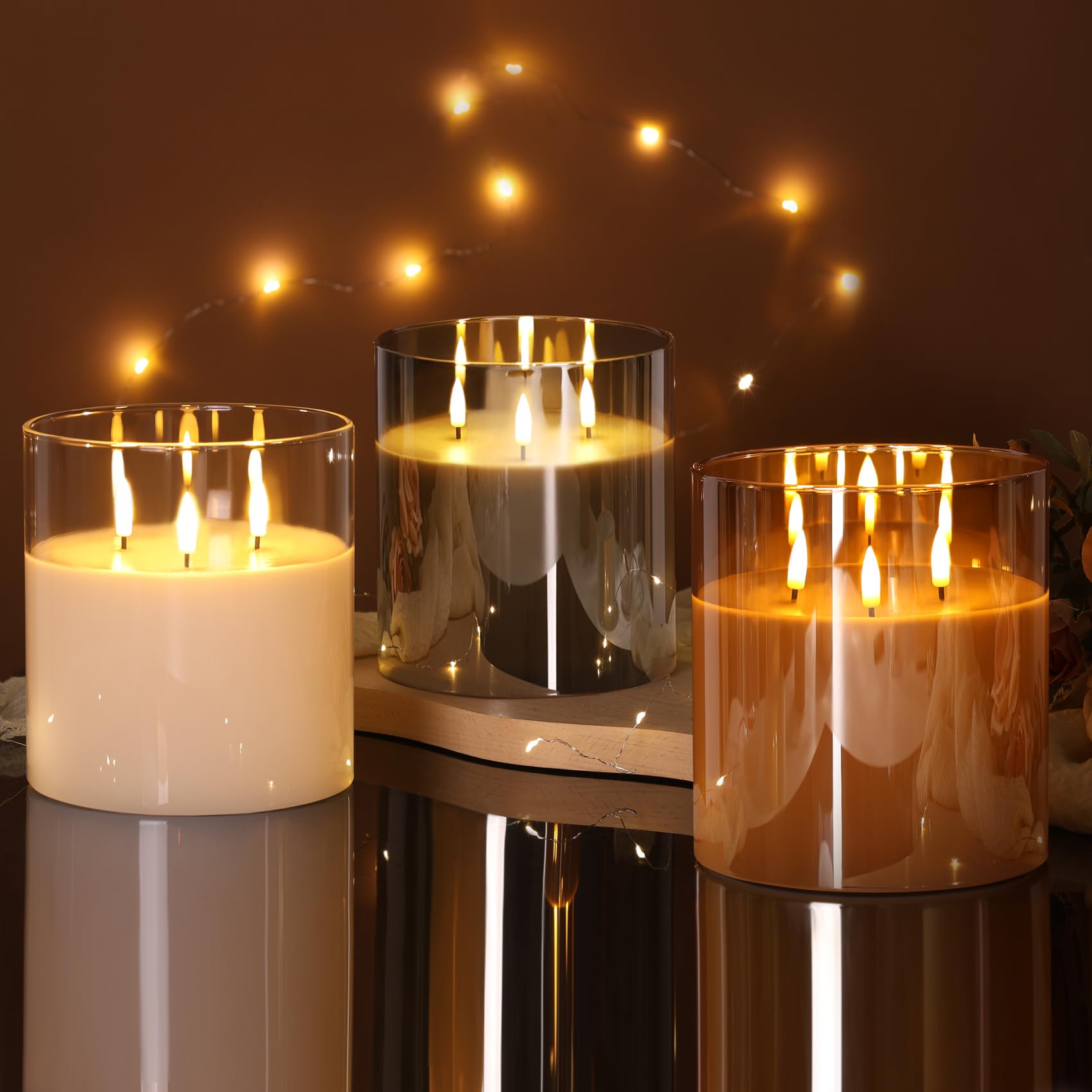Goodinary® Remote Flameless Pillar Candle