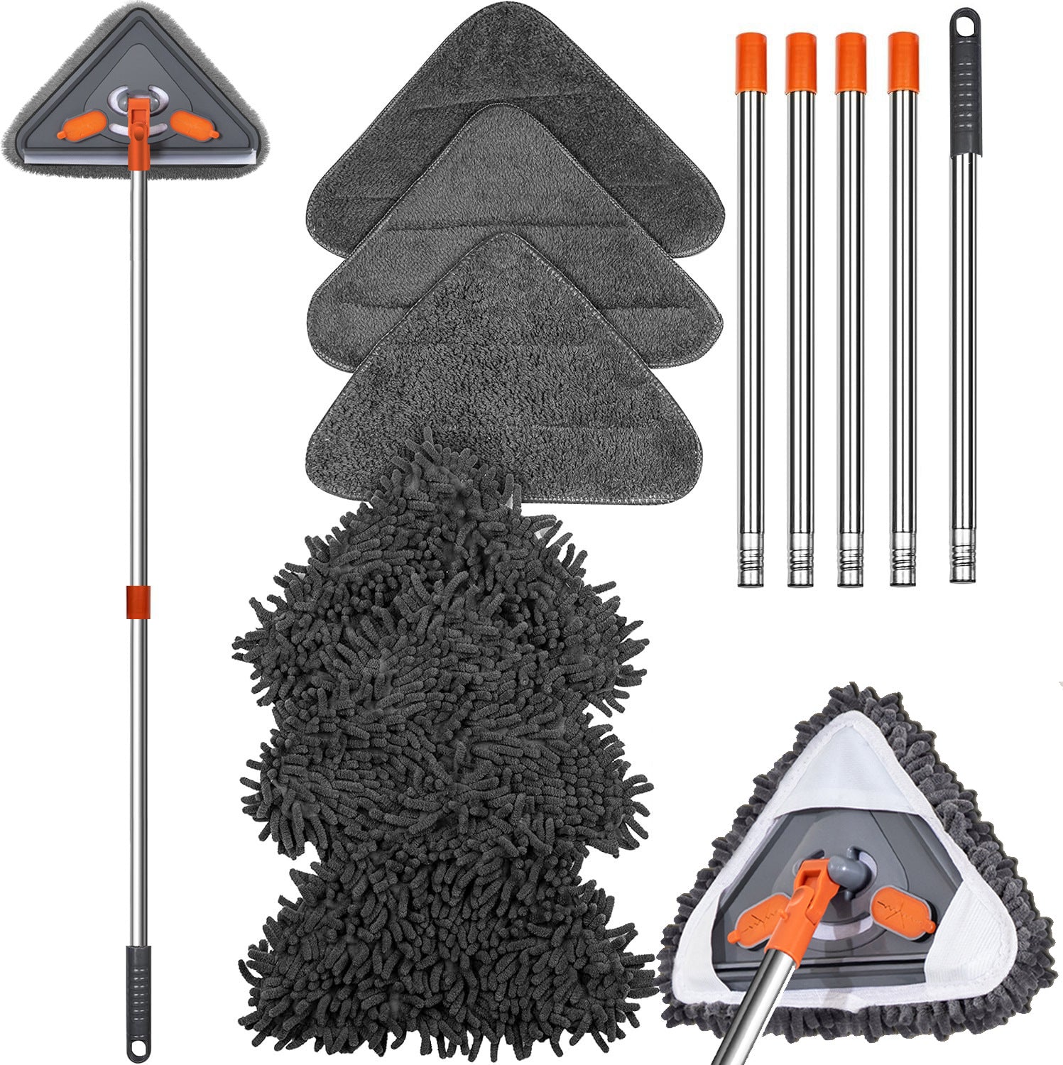 Goodinary® Triangle Telescopic Cleaning Mop