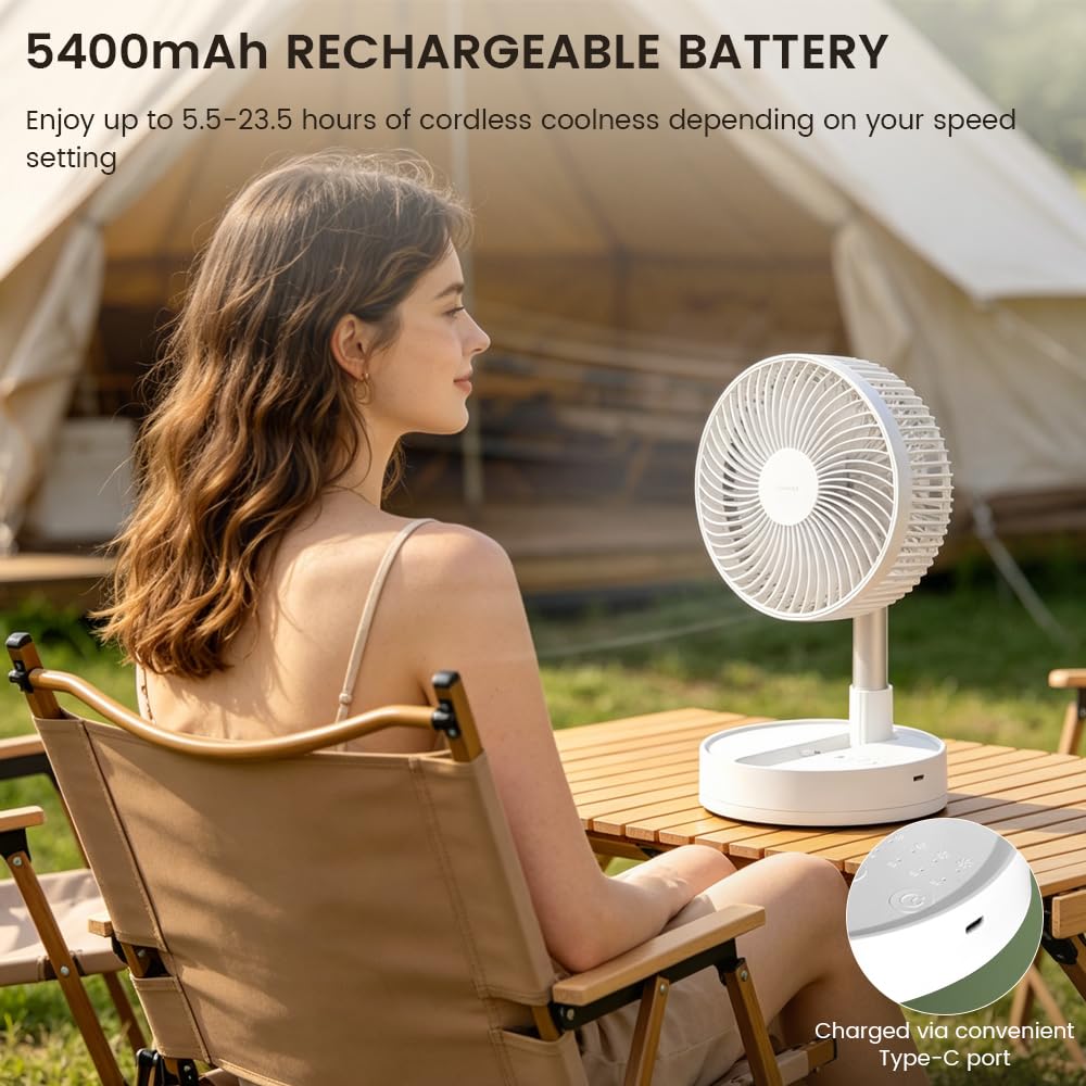 Goodinary® Foldable Floor Fan