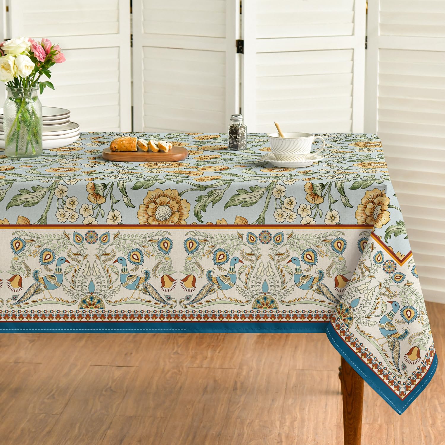 Goodinary® Vintage Design French Linen Tablecloth