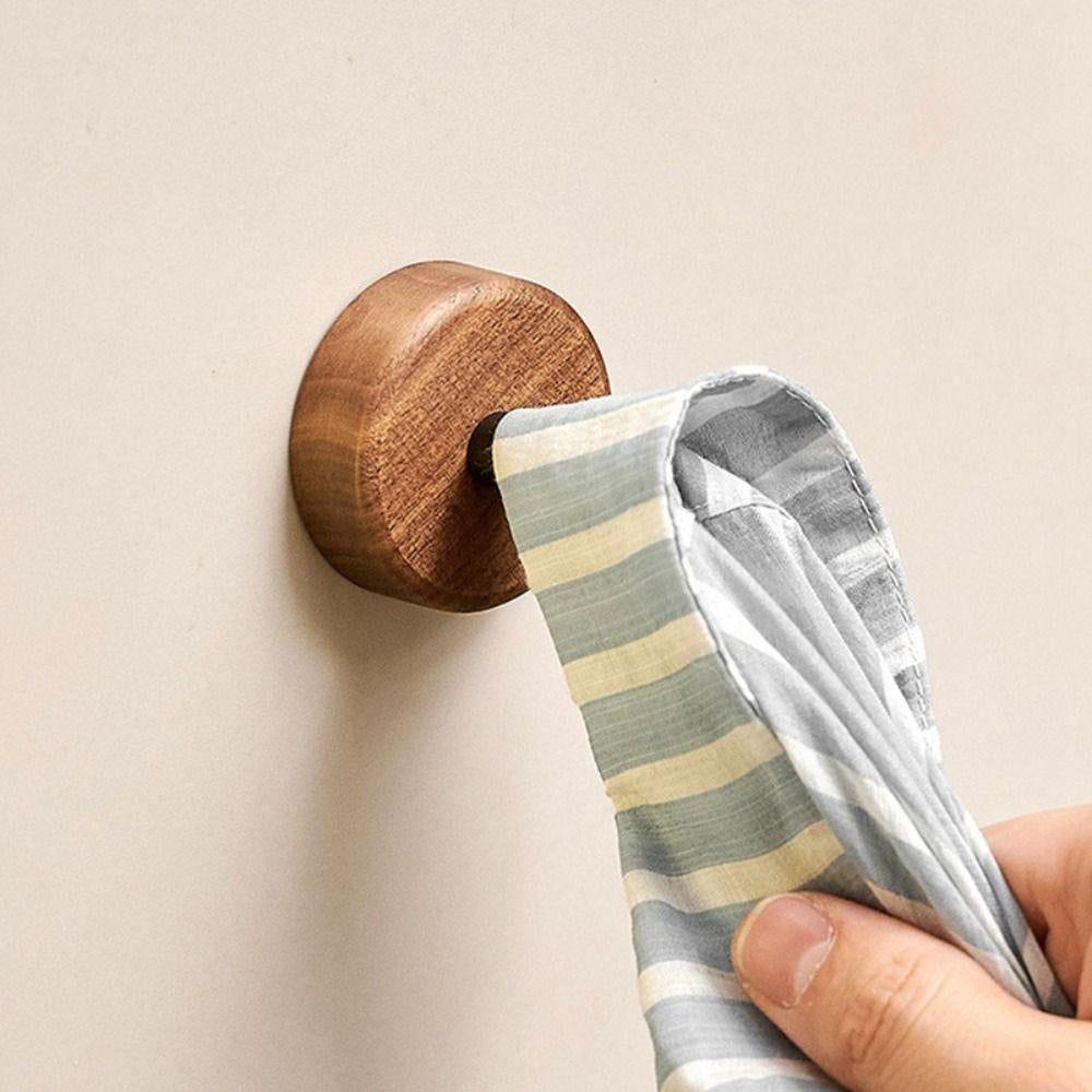 Goodinary® Walnut Self Adhesive Hook (4 Pcs)