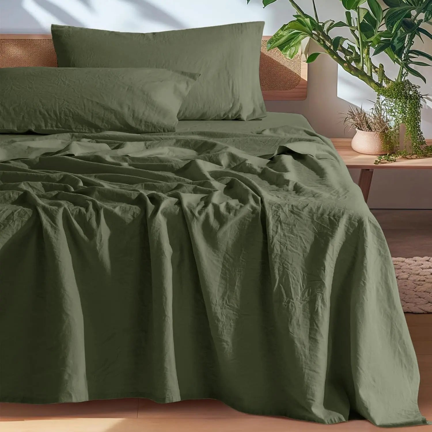 Goodinary® Linen Bed Sheets - Goodinary