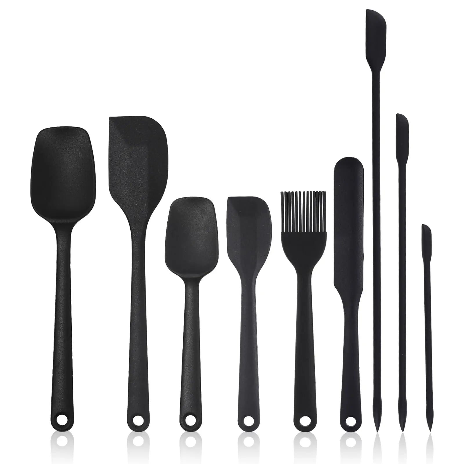 Goodinary® Food Grade Silicone Spatula Set (6/9 Pcs) Goodinary