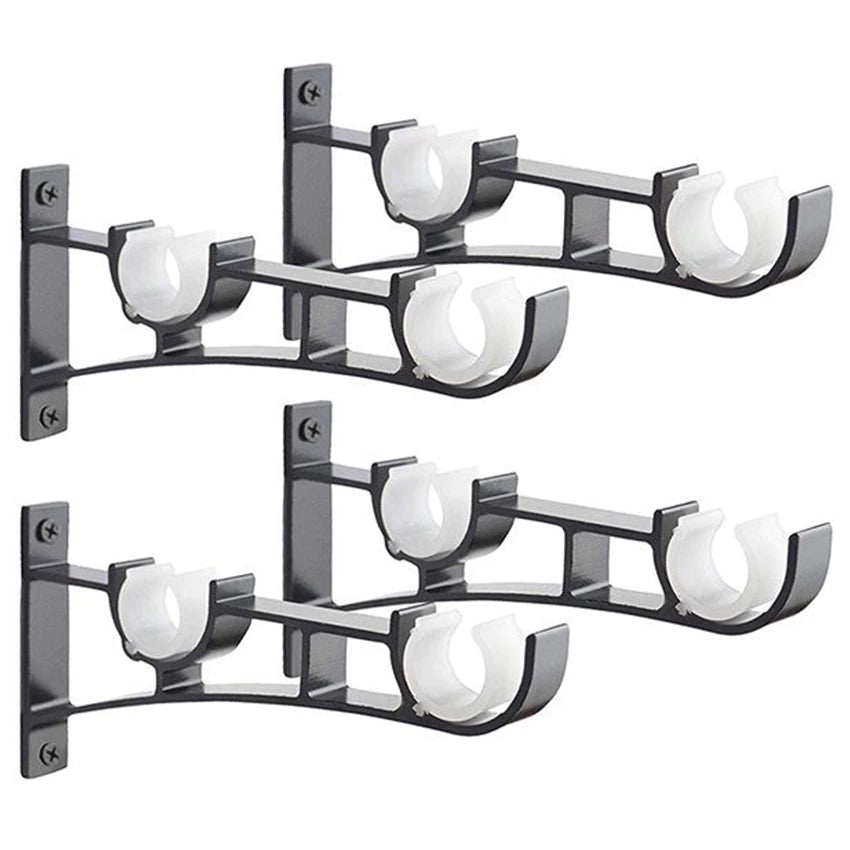 Goodinary® Double Curtain Bracket (2 Pcs)