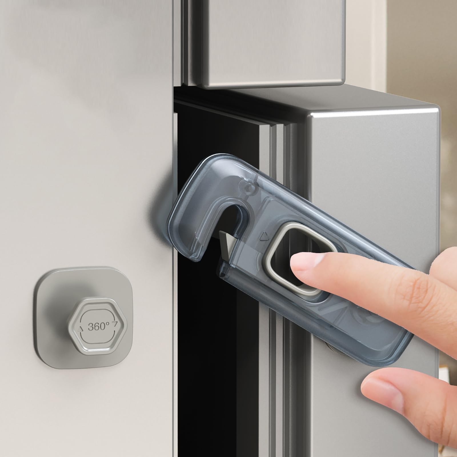 Goodinary® Clear Child Proof Refrigerator Lock