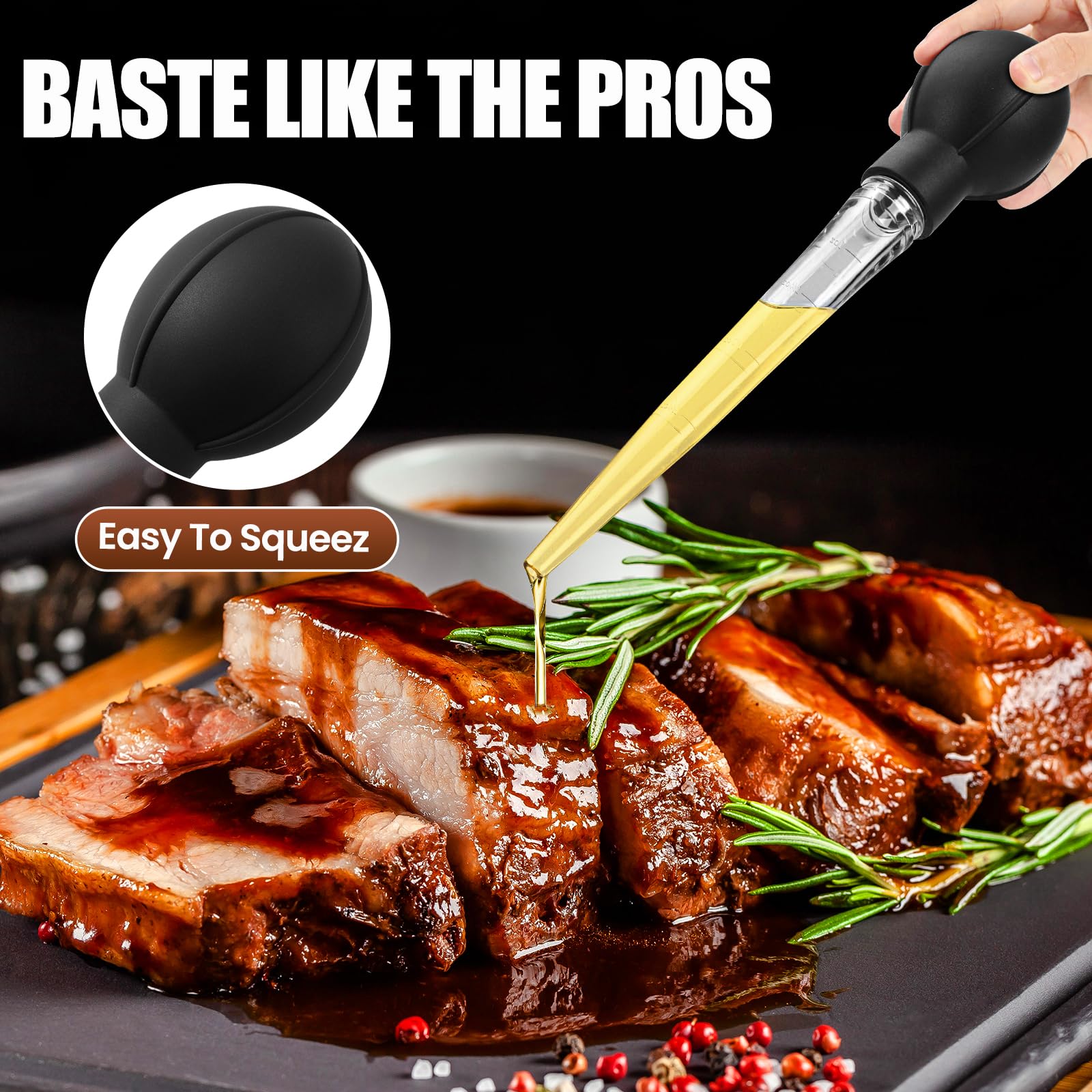 Goodinary® BBQ Basting Syringe (2 Packs)