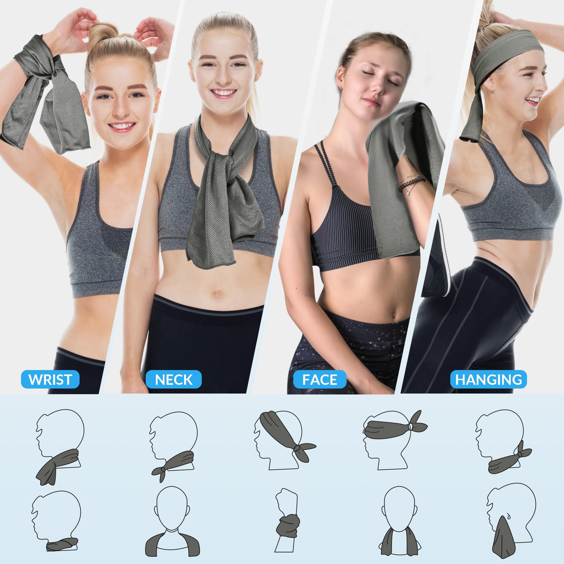 Goodinary® Microfiber Cooling Towel