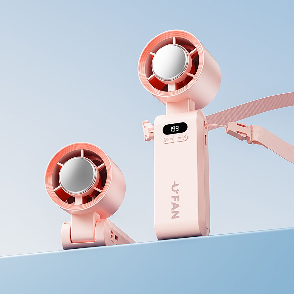 Goodinary® Handheld Portable Turbo Fan With Ice Cooler