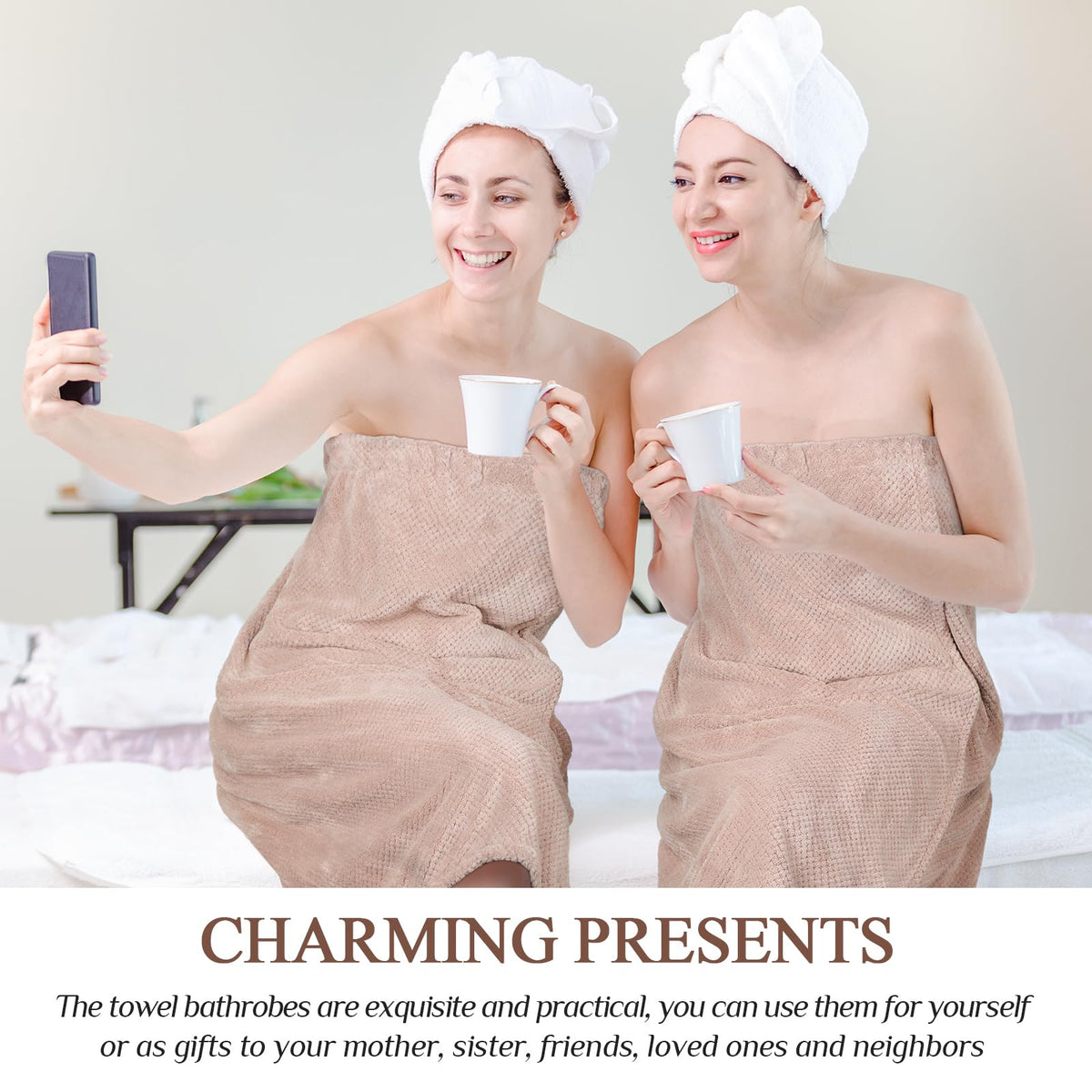 Goodinary® Bath Towel Wrap Set (2 Pcs)