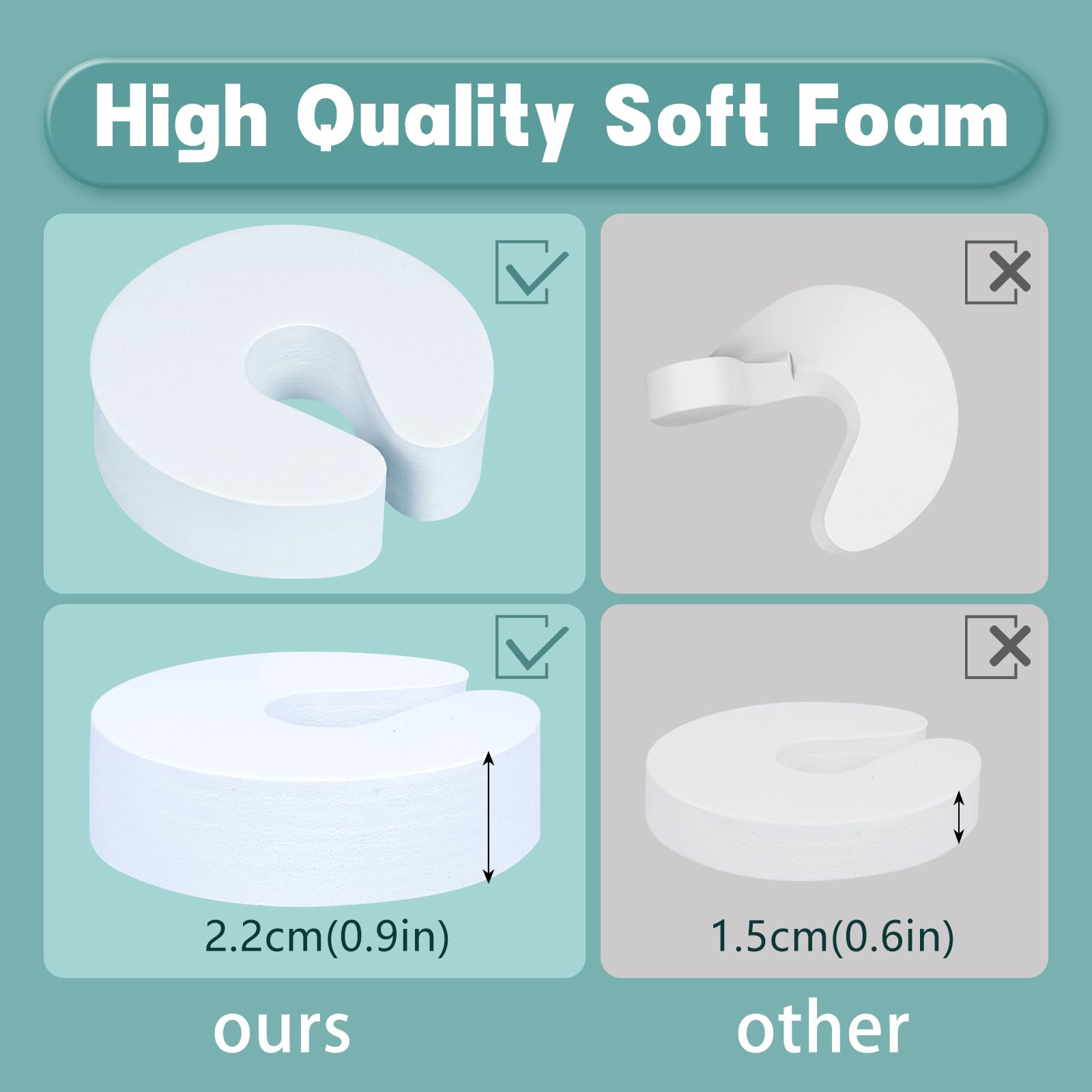 Goodinary® Foam Door Guards (6 Pcs)