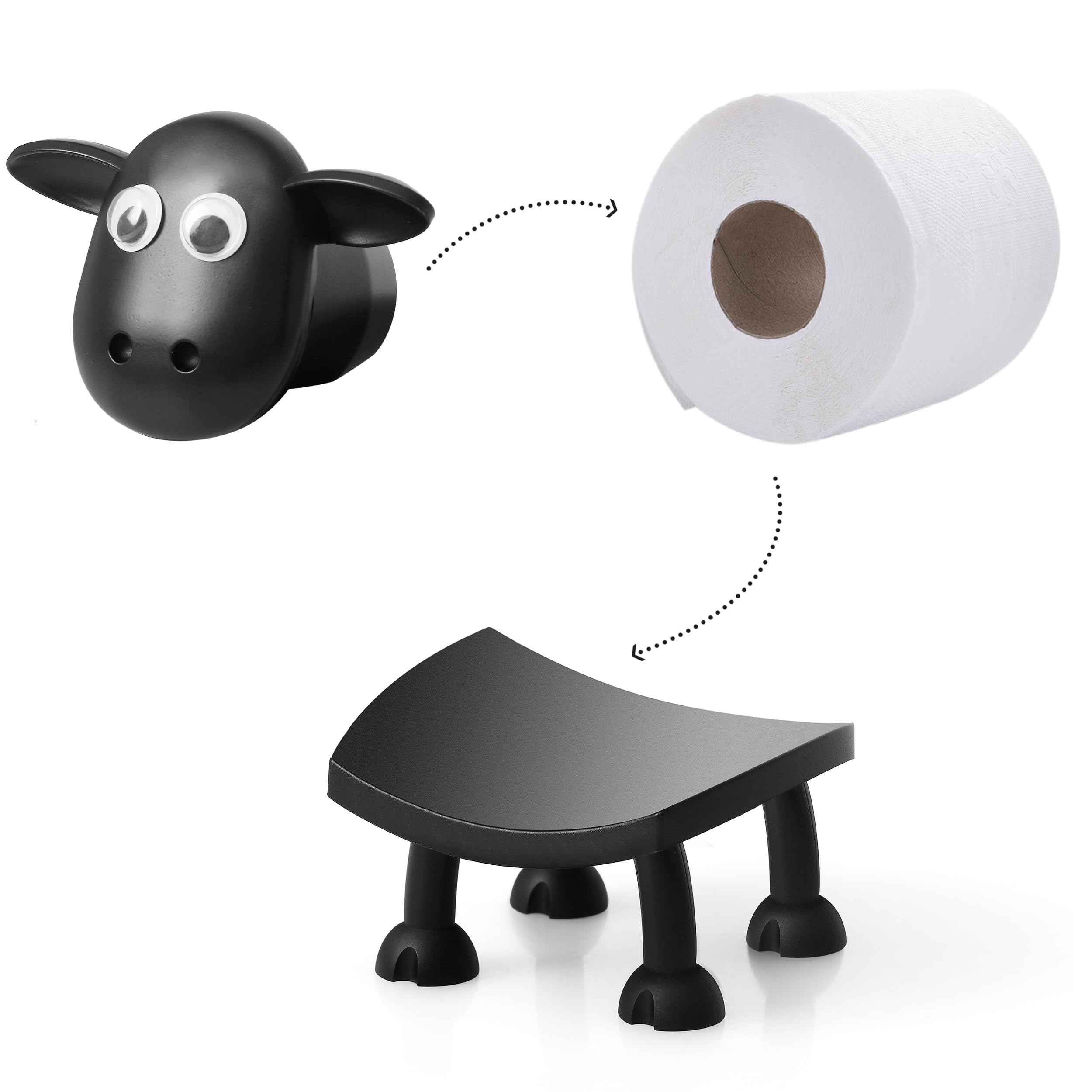 Goodinary® Sheep Toilet Roll Holder