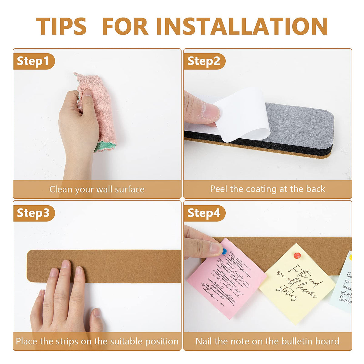 Office Object™ Bar Strips Bulletin Board