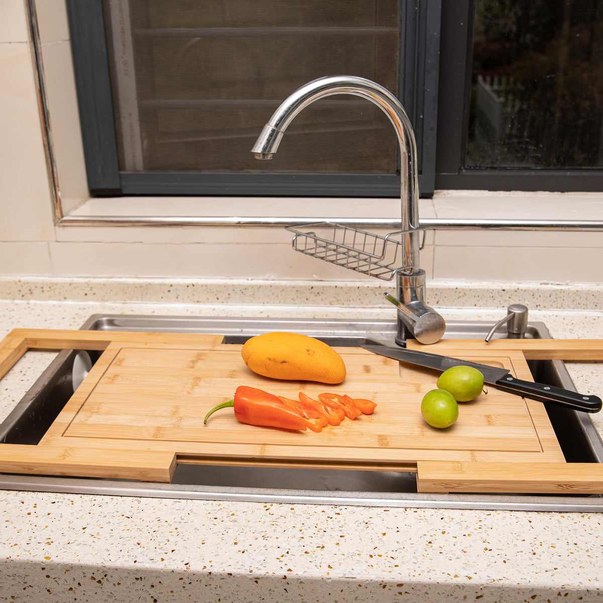 Goodinary® Expandable Bamboo Cutting Board