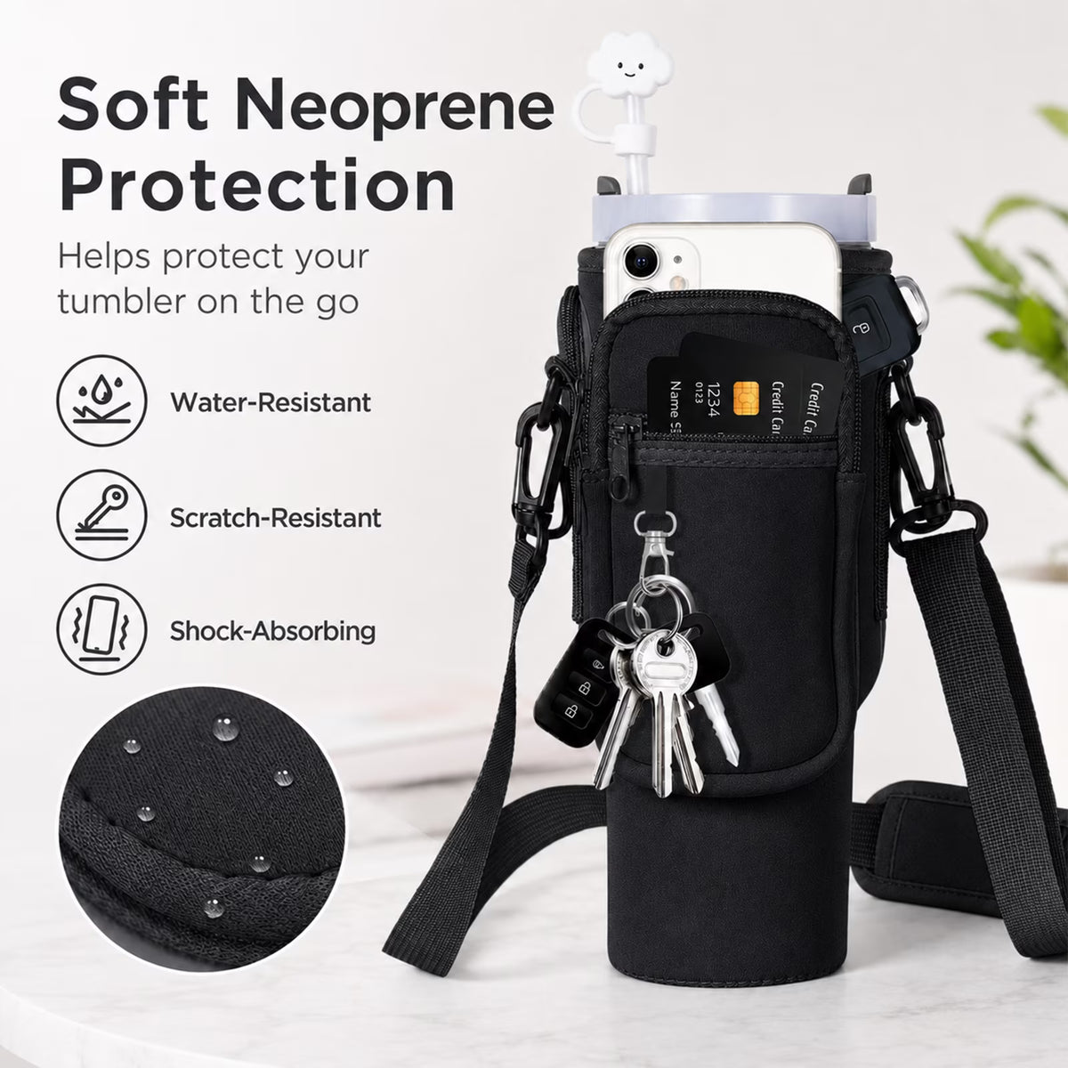 Goodinary® Phone Pocket Bottle Carrier