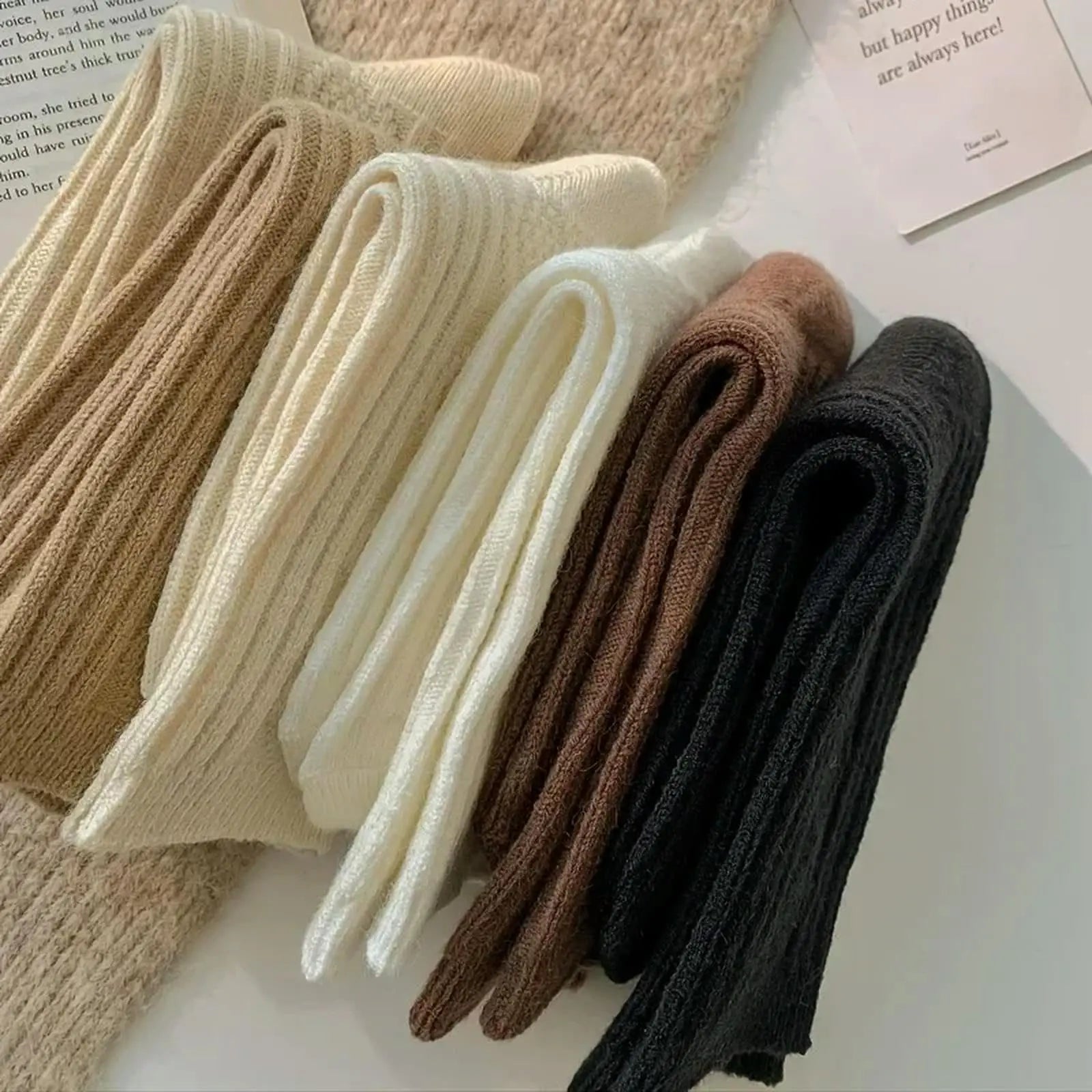 Goodinary® Thermal Wool Lounge Socks Thick Knit Set Goodinary