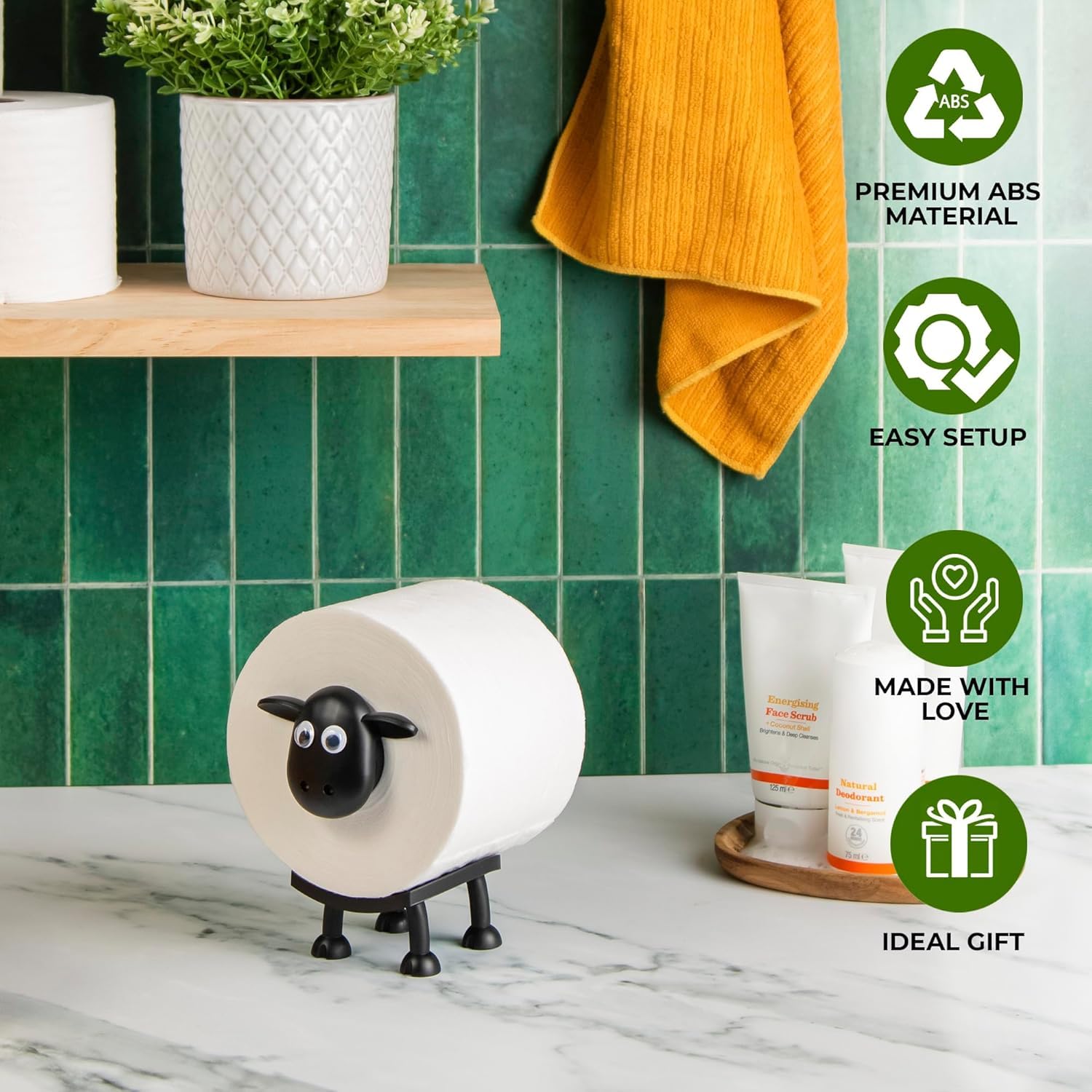 Goodinary® Sheep Toilet Roll Holder