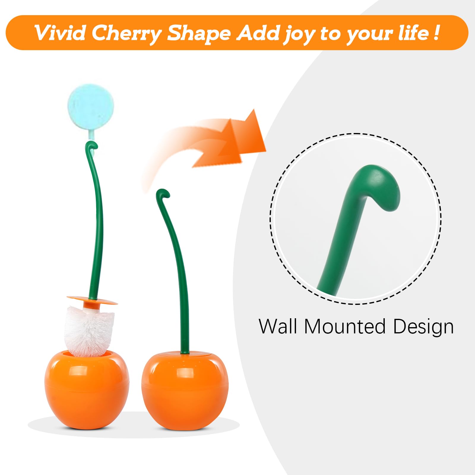 Goodinary® Cherry Toilet Brush Set