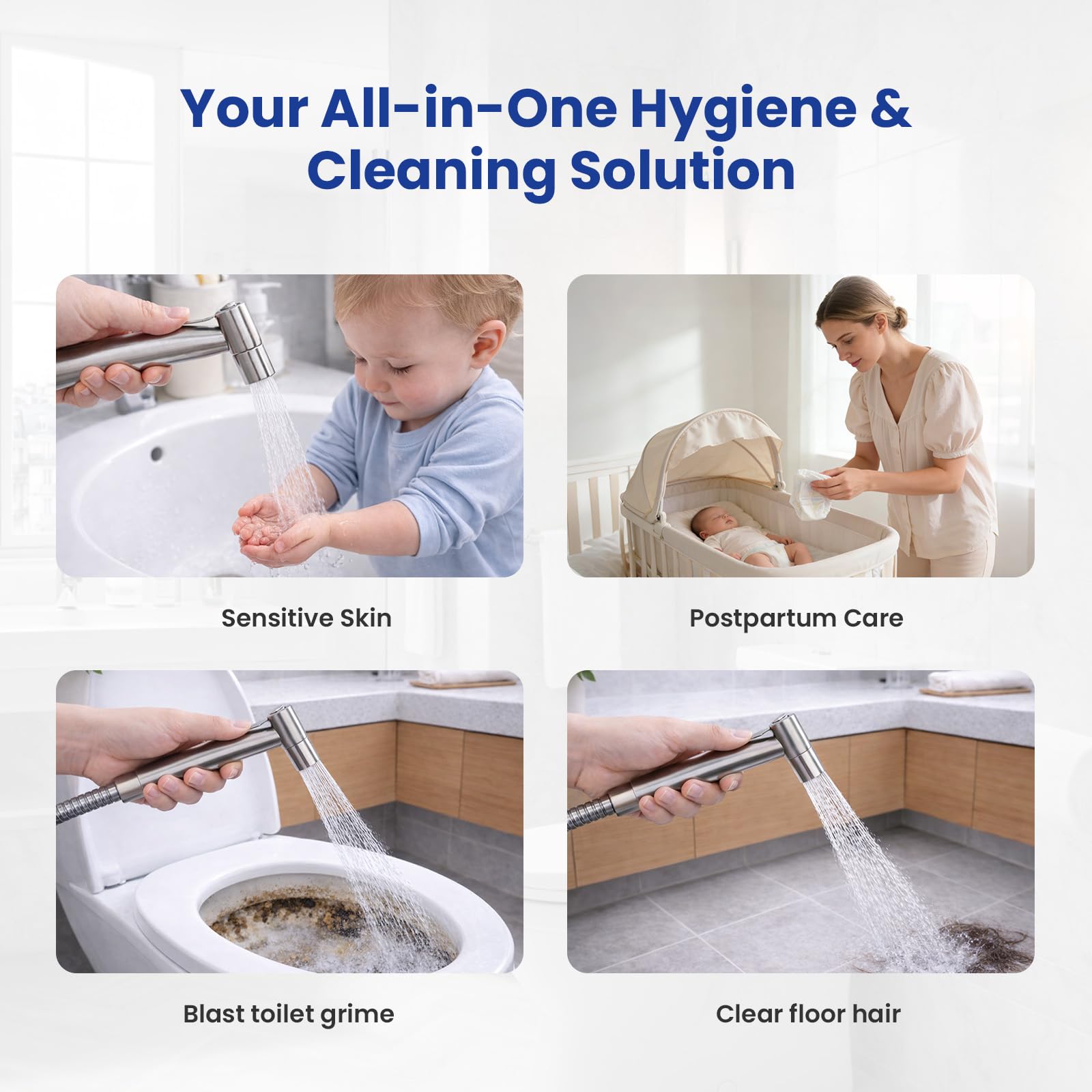 Goodinary® Stainless Bidet Sprayer Set