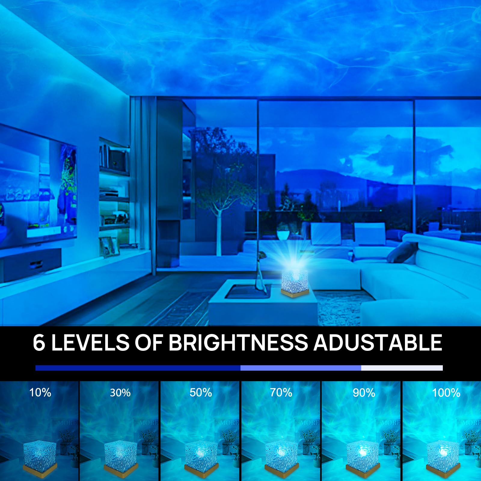 Goodinary® Ocean Wave LED Cube Lamp