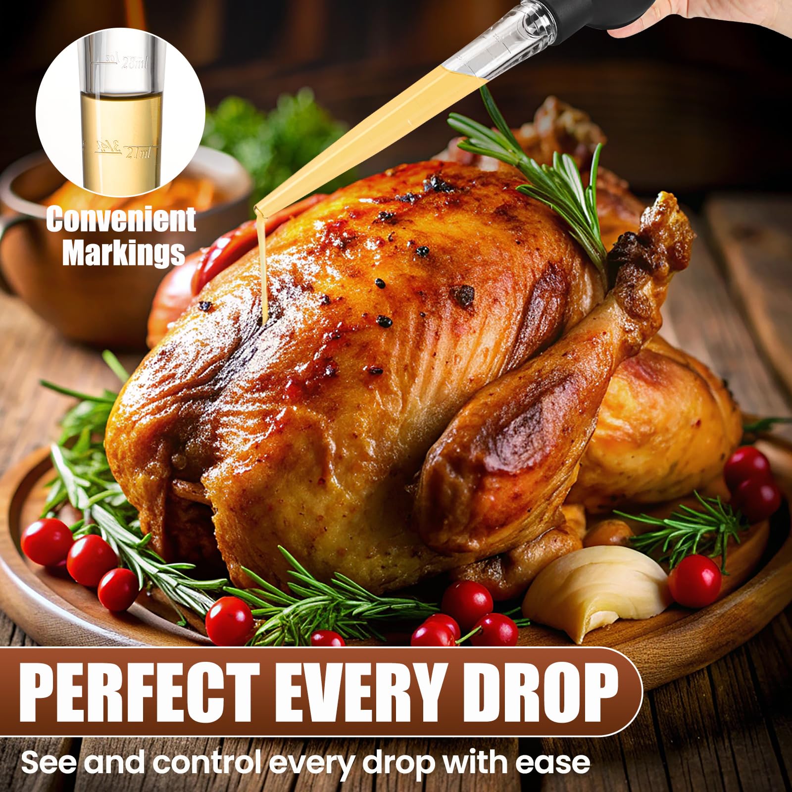 Goodinary® BBQ Basting Syringe (2 Packs)