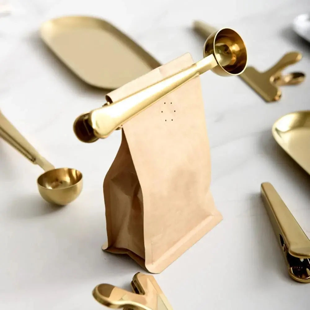Goodinary® Stainless Steel Coffee Scoop Clip (3Pcs) Goodinary