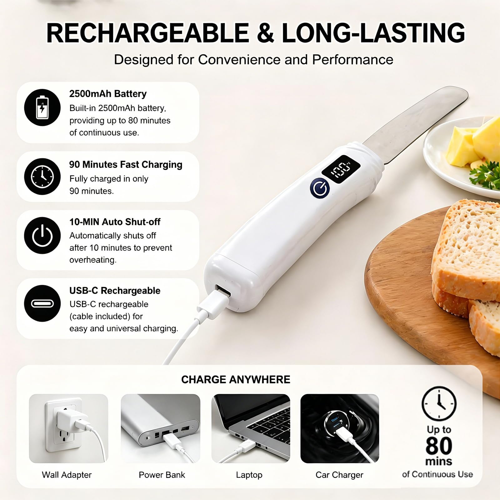 Goodinary® Heated Butter Knife