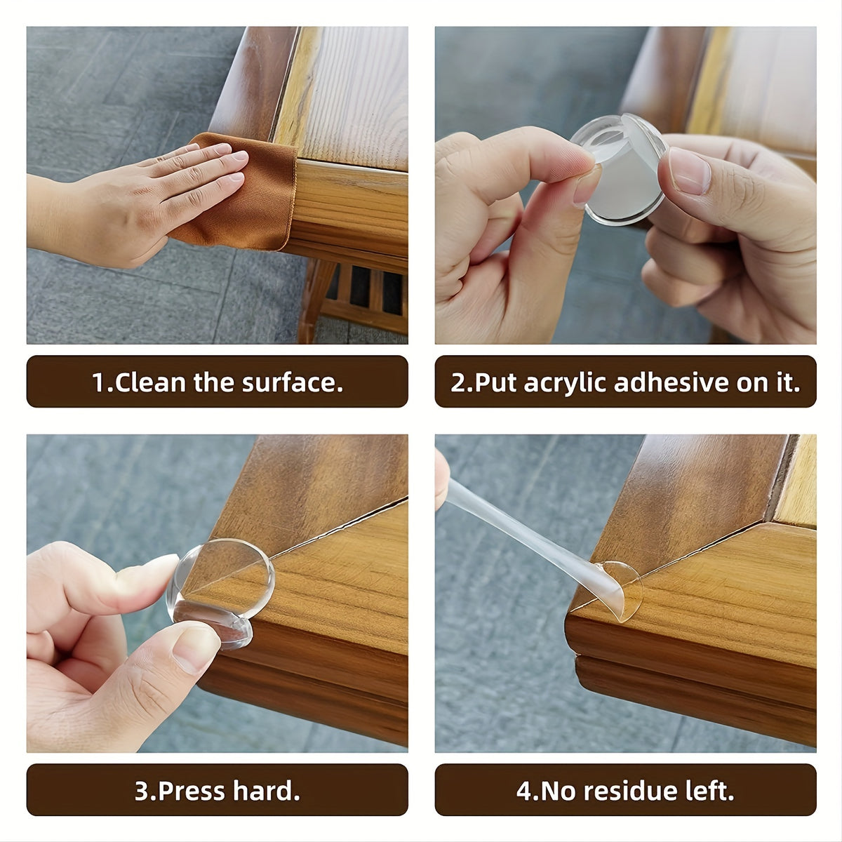 Goodinary® Silicone Corner Guards (12 Pcs)