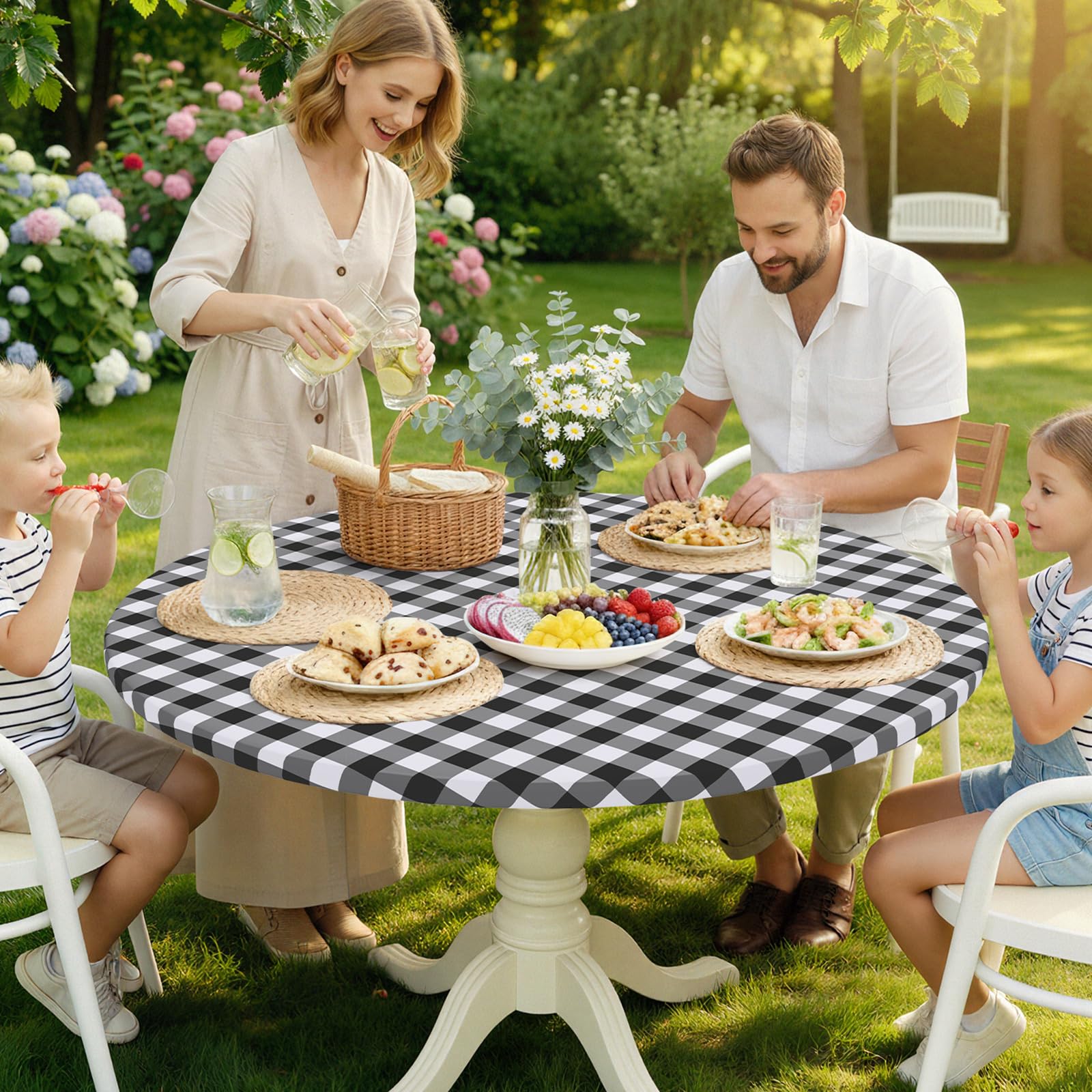 Goodinary® Round Vinyl Tablecloth