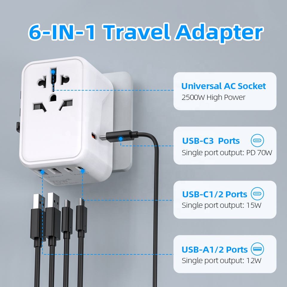 Goodinary® Universal Travel Adapter