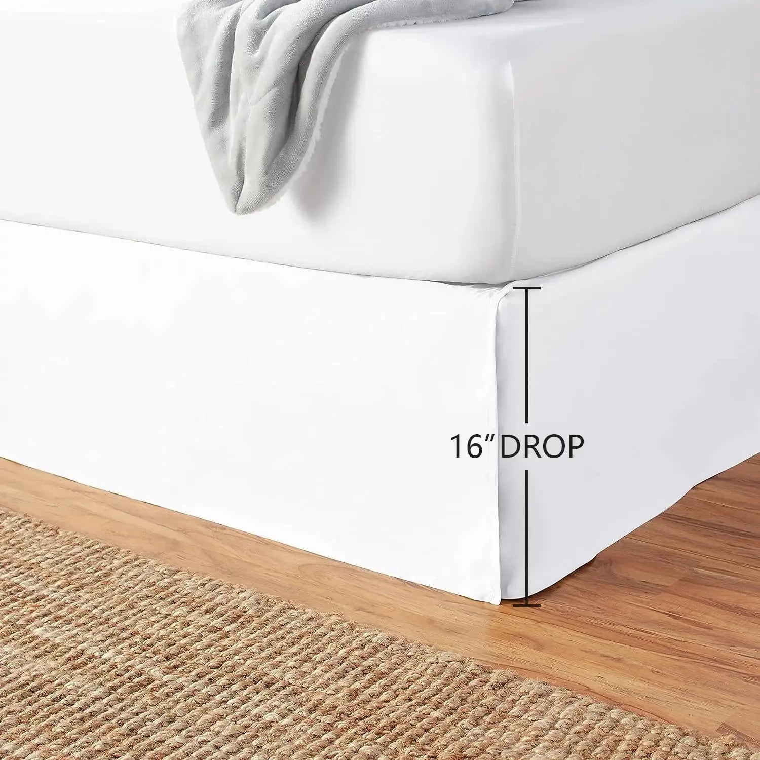 Goodinary® Classic Euro Bed Skirt - Goodinary