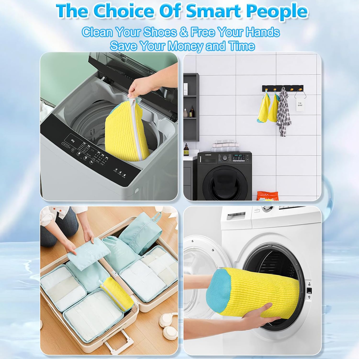 Goodinary® Reusable Shoe Washing Machine Laundry Bag