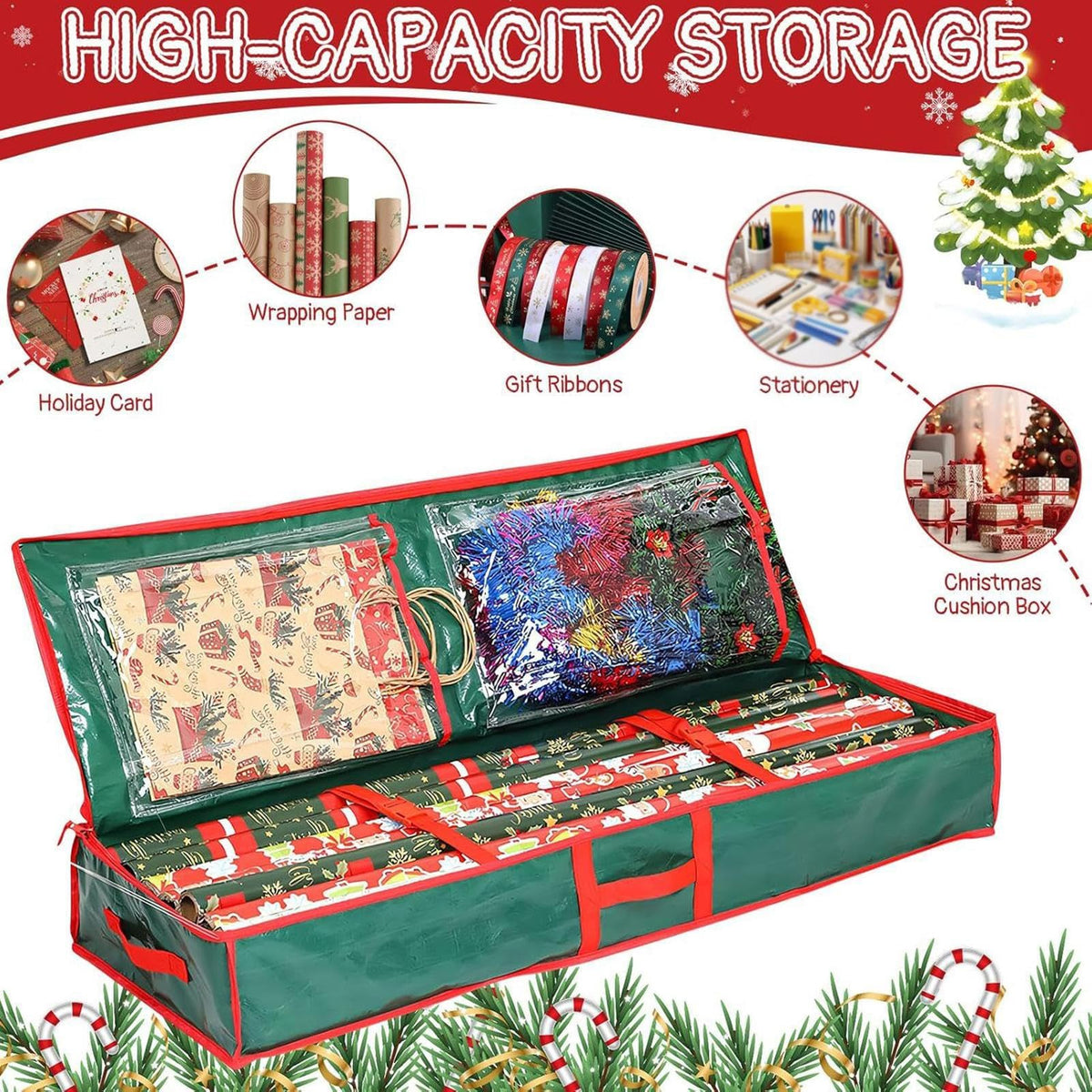 Goodinary® Gift Wrap Organizer
