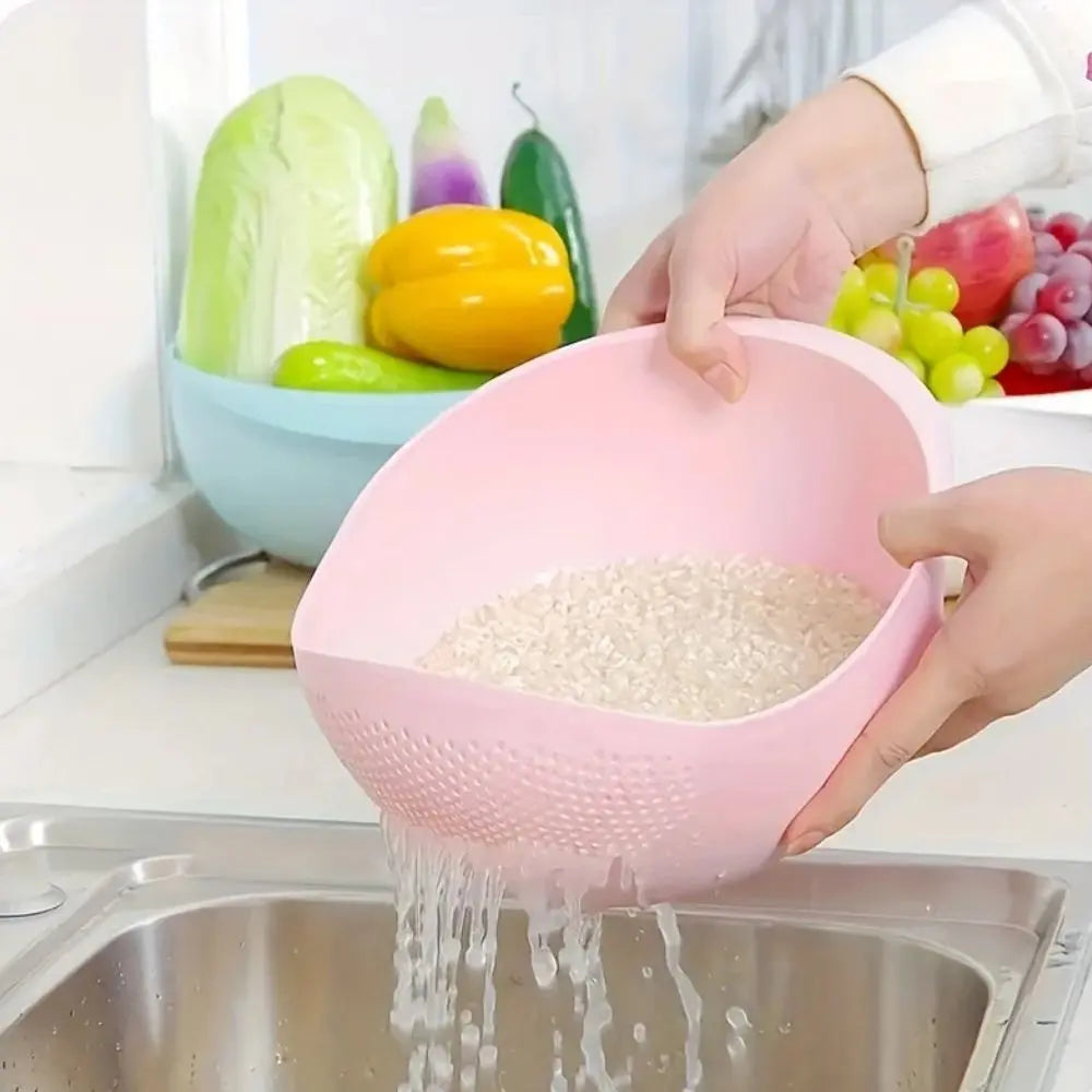 Goodinary® Plastic Rice Sieve Colander (2Pcs) Goodinary