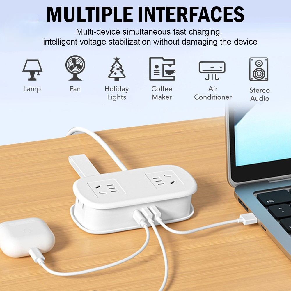 Goodinary® Travel Power Strip