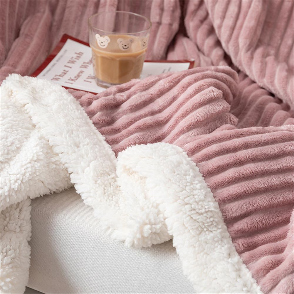Goodinary® Ribbed Flannel Blanket