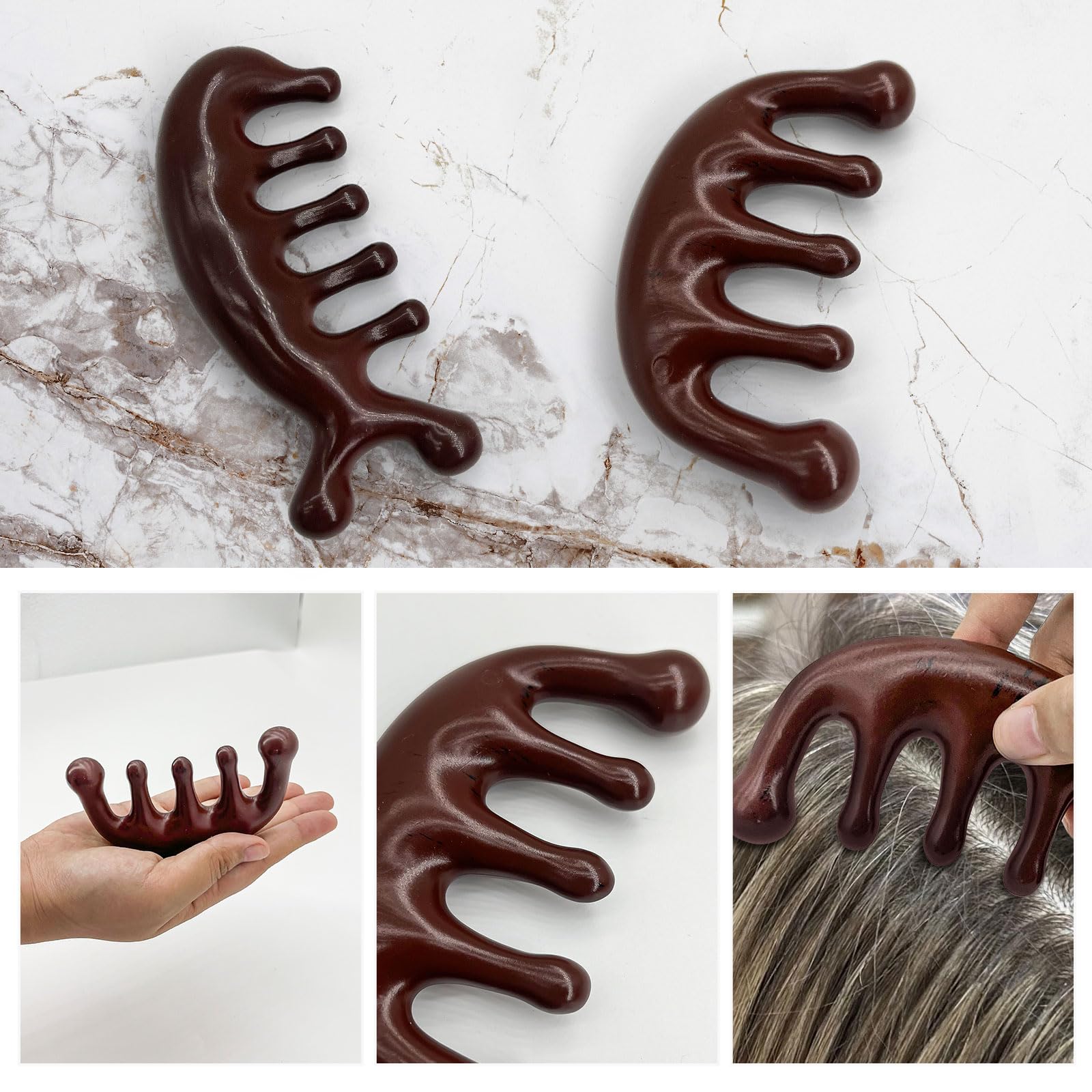 Goodinary® Wooden Scalp Massager Hair Comb