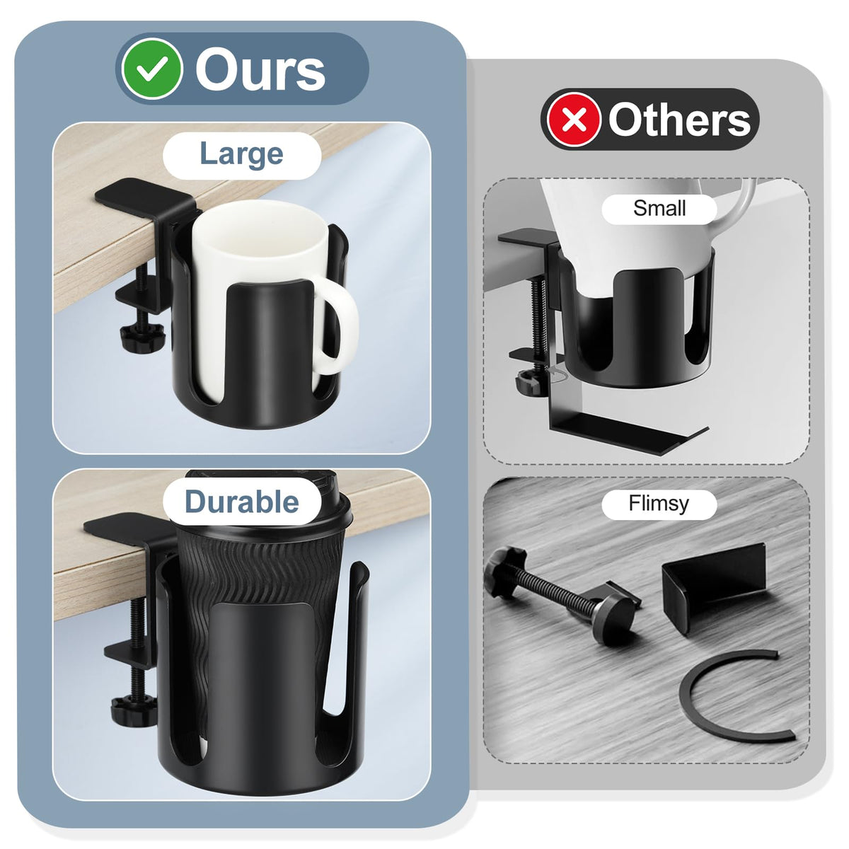 Office Object™ Rotating Desk Cup Mount
