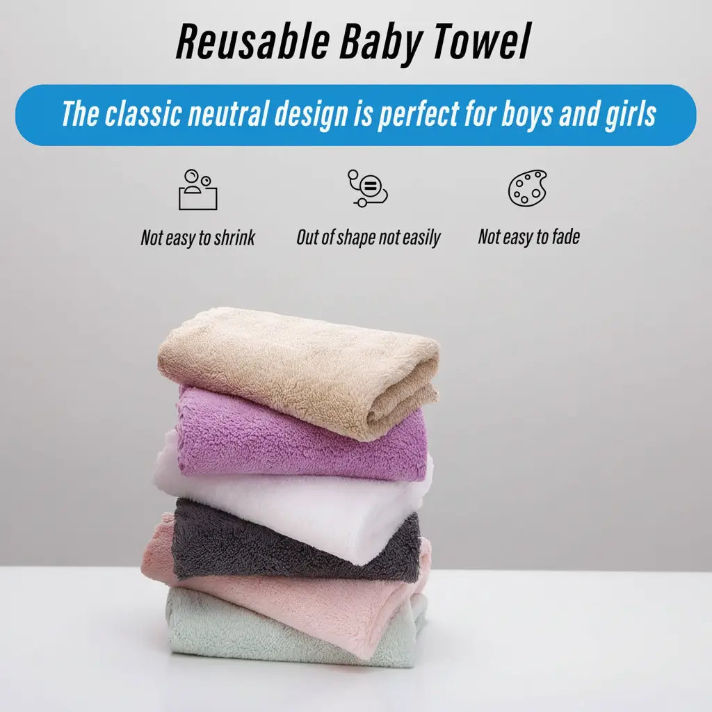 Goodinary® Microfiber Coral Fleece Towel Set (10 Pcs) Goodinary