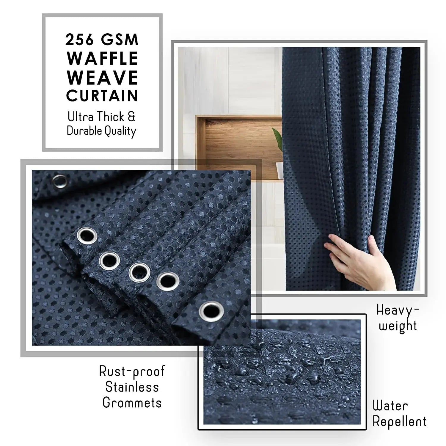 Goodinary® Blackout Curtain Light Blocking Panels Set Goodinary