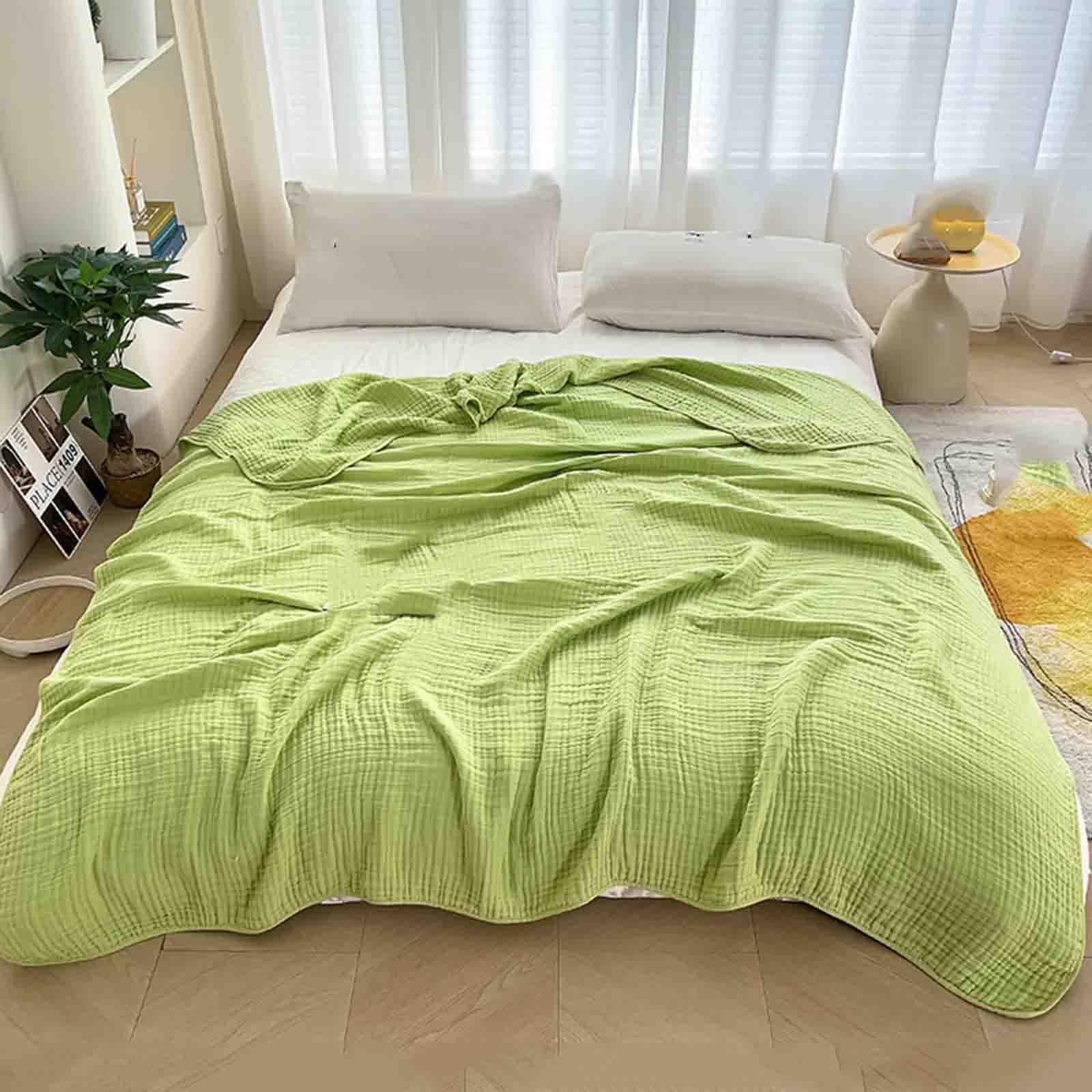 Goodinary® Lightweight Cotton Muslin Throw Blanket