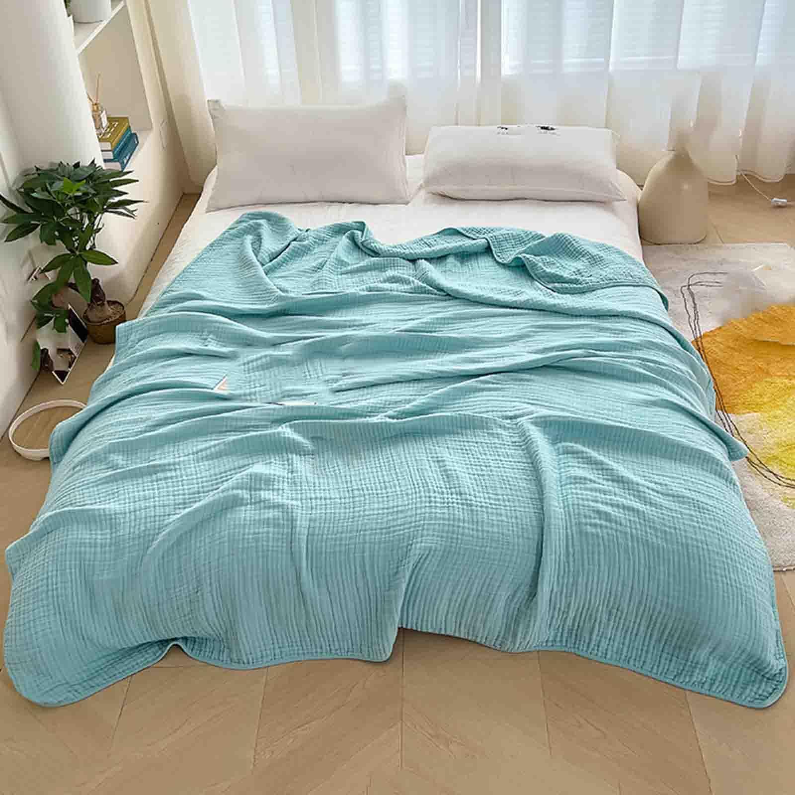 Goodinary® Lightweight Cotton Muslin Throw Blanket