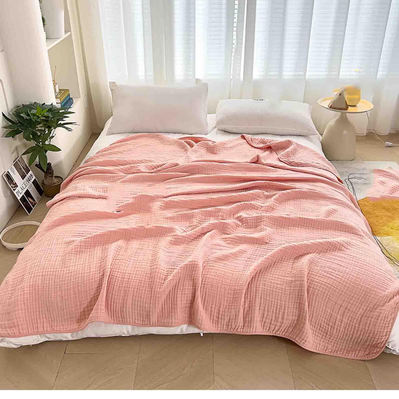 Goodinary® Lightweight Cotton Muslin Throw Blanket