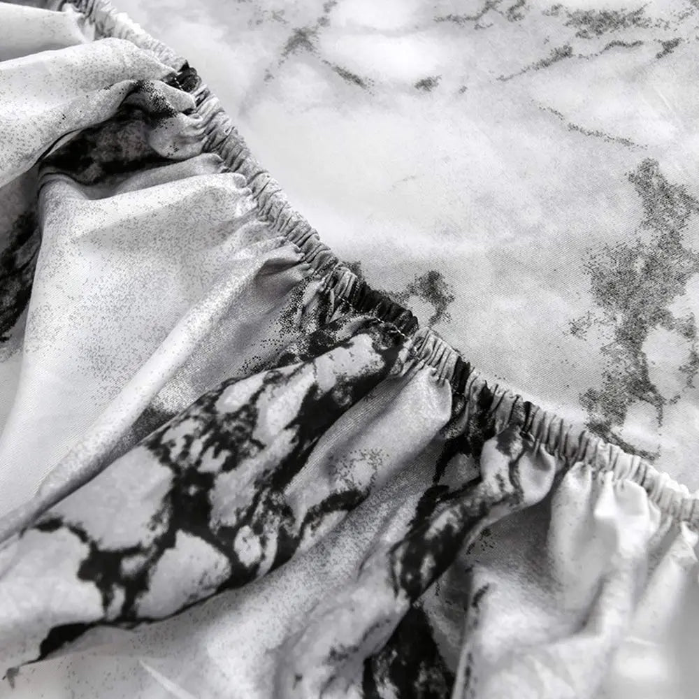 Goodinary® Marble Print Microfiber Deep Pocket Set Goodinary