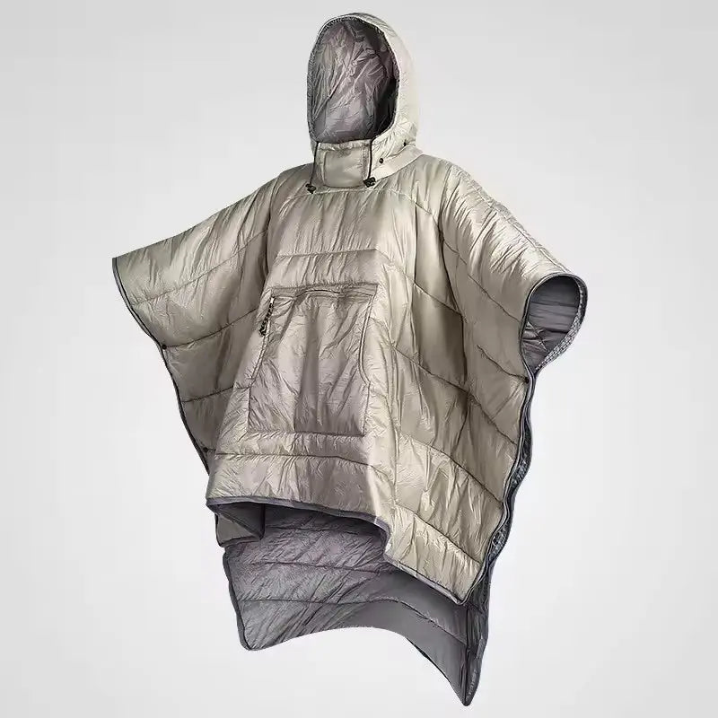Slumblr® Hooded Camping Blanket Poncho