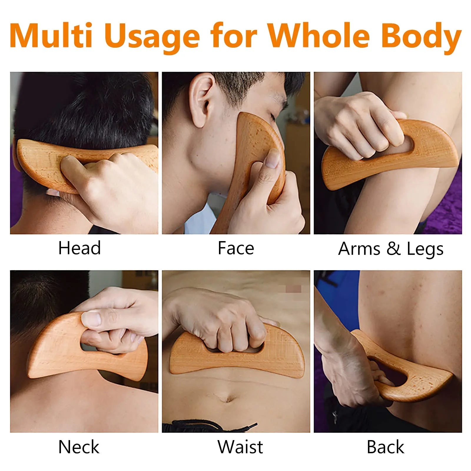 Slumblr® Wooden Gua Sha Massage Tool Slumblr