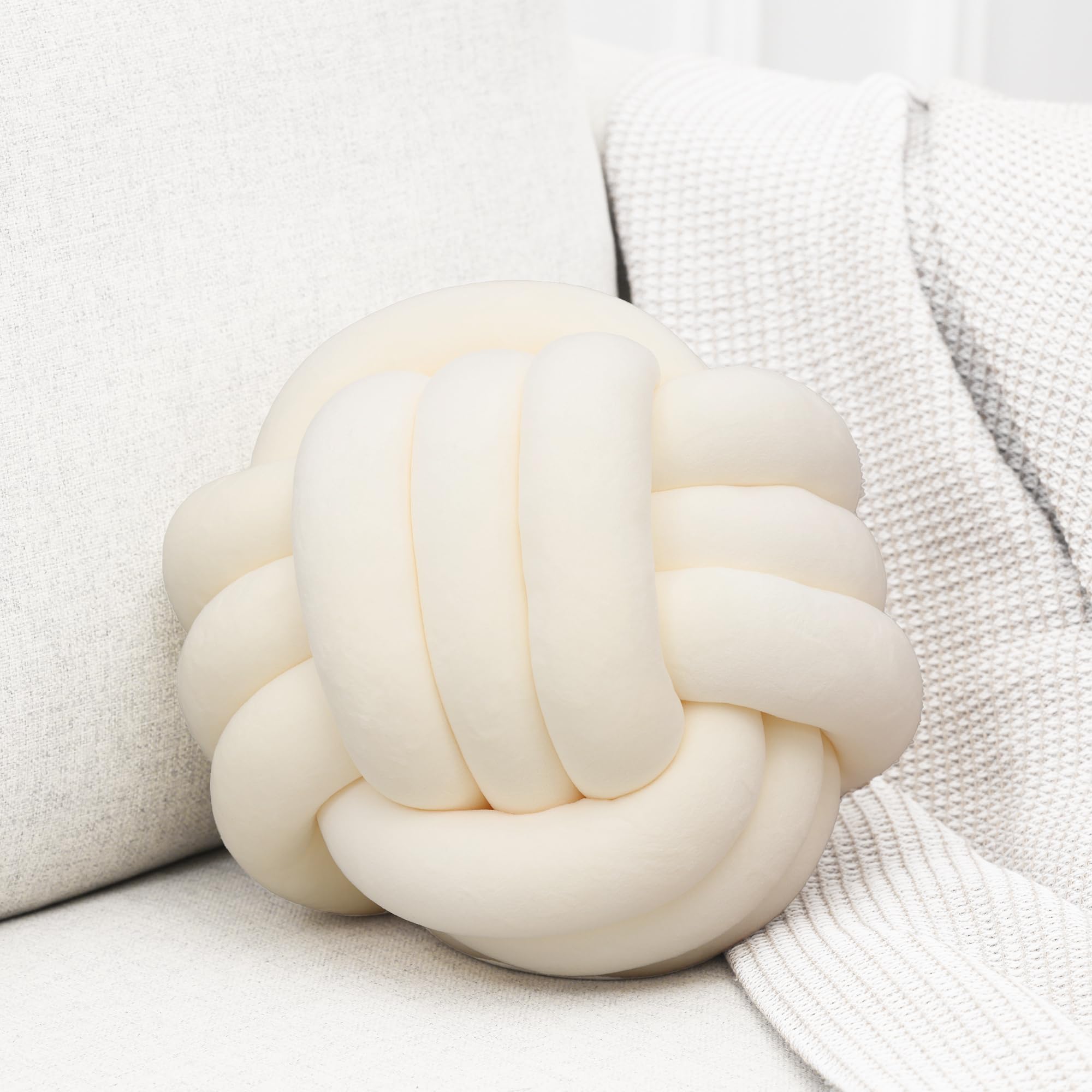 Slumblr® Nordic Woven Knot Ball Pillow