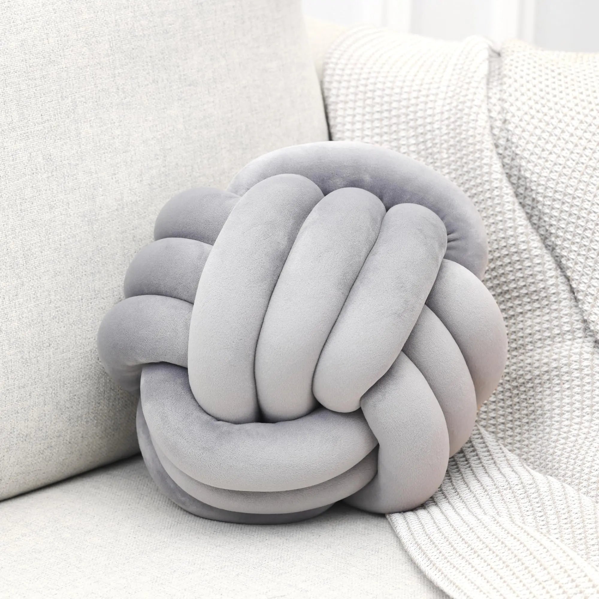 Knot Ball Pillow | decorative knot pillow | Decorative Throw